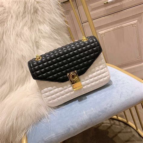 celine quilted lambskin bag|Medium C Bag in quilted calfskin .